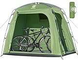 EVER ADVANCED Fahrradzelt für 2-3 Fahrräder, Fahhrradgarage 200x120x165cm, PU...