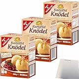 Gut&Günstig Kartoffelknödel Halb & Halb 18 Knödel 3er Pack (3x200g Packung) +...