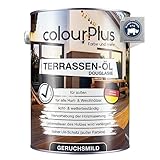 ColourPlus Terrassen-Öl 2,5 L Douglasie | Schützt und Pflegt Alle Holzarten |...