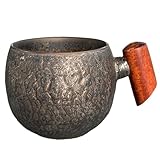 shizuro japanische Tasse mit Holzgriff - 230 ml - hochwertige Keramiktasse für...