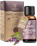 Heldengrün© BIO Patchouli Öl [100% NATURREIN] - Reines Patchouli Duftöl -...
