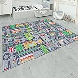 Paco Home Teppich Kinderzimmer Kinderteppich Spielteppich Straßenteppich...