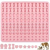 Backmatte Hundekekse, Silikon Backmatte Hundeleckerli 5 Formen in 1 BPA-Frei...