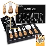 Harvest Premium 6-Teiliges Käsemesser Set - Komplette Käsemesser-Kollektion...