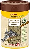 sera Viformo Nature 100 ml | Nahrhaftes Tablettenfutter für Welse | OHNE Farb-...