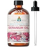 EVOKE OCCU Geranium ätherisches Öl 118ml, reines Geraniumöl für Haut Haar...