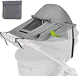 Sonnensegel kinderwagen Sonnenschutz kinderwagen Sonnenschirm, Reißfester mit...