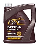 MANNOL MTF-4 Getriebeoel 75W-80 GL-4 4 L