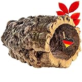 Vogelgaleria® Tolle Korkröhre aus Reiner Korkrinde, 20cm lang, 15cm hoch,...