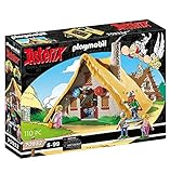 PLAYMOBIL Asterix 70932 Hütte des Majestix, Spielzeug für Kinder ab 5 Jahren