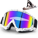 DONGZQAN Unisex Skibrille OTG, Skibrille für Brillenträger, Crossbrille,...