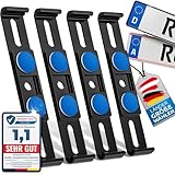 ROADZ® Kennzeichenhalter Rahmenlos - [unsichtbar & legal] - Sicherung für...