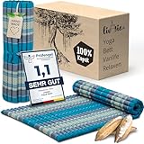 livasia Rollmatte Rollmatratze L breit bequem - 200x110x4,5cm - Gästebett...