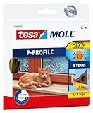 tesa 05390-00111-00 tesamoll Profilo P Gummidichtung für Türen und Fenster,...