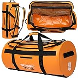 The friendly Dutch® groß 90L Duffel Bag - wasserdichte Sporttasche Duffel Bag...