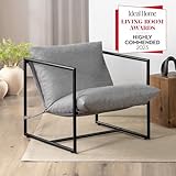 Zinus Aidan Extragroß Sling Akzent-Sessel 78x69x78 - Sessel mit Metallrahmen...
