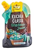 Kuchenglasur 'EINHORN - ZAUBER' (türkis / 125 g) ZITRONEN - GESCHMACK