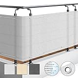 Sol Royal SolVision Balkon Sichtschutz HB2 HDPE blickdichte Balkonumspannung...