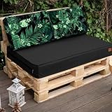Bielik Palettenkissen 120 x 80 Set für Palettenmöbel | Wasserdicht...