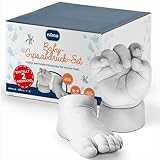 Niimo® 3D Gipsabdruck Baby Hand und Fuß - Hautfreundliches & Detailgetreues...