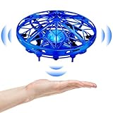 Mini UFO Drohne für Kinder mit Bewegungssensor, Flugspielzeug mit 360° Hands...