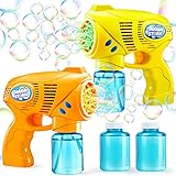 JOYIN 2 Seifenblasenpistole für Kinder mit Seifenblasenflüssigkeit (294 ml),...