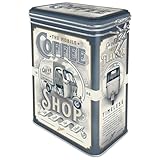 Nostalgic-Art Retro Kaffeedose, 1,3 l, Ape – Coffee Shop – Geschenk-Idee...