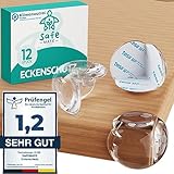 SafeMate® (12Stk.) Baby Eckenschutz - Mühelos anzubringen und rückstandslos...