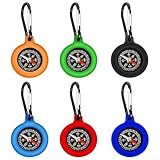 Rongrongago 6 Stück Kompass Kinder-Set, Kinder Kompass Mit Federverschluss,...