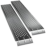 MONZANA® 2X Auffahrrampe 400 kg Tragfähigkeit galvanisierter Stahl...