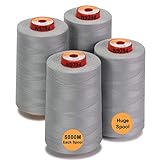 New brothread - 28 Optionen - 4 Große Konen 5000M Allzweck Polyester Nähgarn...