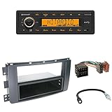 Continental TR7412UB-OR Autoradio Bluetooth RDS USB + Radioblende + Fach schwarz...