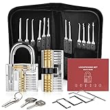 Diyife Lockpicking Set [Upgrade], 26 Stück Dietrich Set Komfort-Sicher...