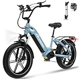 ECORUSH ECO R6 E Bike Mountainbike, E-Bike mit 48V/15,6Ah Lithium-Akku,...