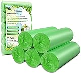 Kompostierbare Müllbeutel 20l, Biomüllbeutel 4-6 Gallonen 100 Zählungen,...