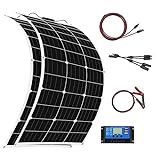 200W Flexible Solar module Kit 2 * 100W 18V single crystal photovoltaic module...