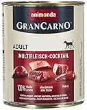 animonda GranCarno Adult Multifleisch-Cocktail (6 x 800 g), Hunde Nassfutter...