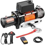 VEVOR 12v Seilwinde 13500lbs/6123kg Motorwinde 12V DC Elektrowinde mit...