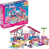 MEGA Barbie Construx GWR34 - Barbie Malibu Villa, Bauspielzeug für Kinder,...