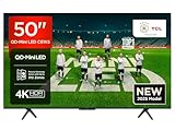 TCL 50C61KS QLED Mini LED Fernseher 50 Zoll, 4K HDR Premium, Dolby Vision &...