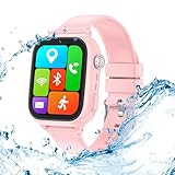 Smartwatch Kinder mit GPS und Telefon, 4G Kinder Smartwatch mit Videoanruf...