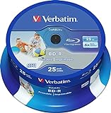 Verbatim BD-R SL Datalife 25 GB - Blu-Ray-Disk - 6-fache Brenngeschwindigkeit -...