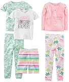 Simple Joys by Carter's Mädchen 6-Piece Snug Fit Cotton Pajama Pyjama-Set,...