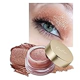 Oulac Glitzer Lidschatten Pfirsich| Hochpigmentierter Creme-Lidschatten|...