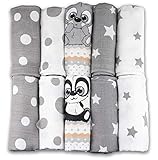 FENSILO - Mullwindeln - Mulltücher - 10er Pack 70x80 cm - Stoffwindeln, Made IN...