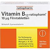 VITAMIN B12-RATIOPHARM 10 µg Filmtabletten 100 St