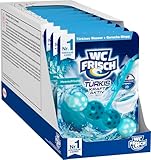 WC-Frisch Kraft Aktiv Türkisspüler Meeresfrische (10er Pack), WC Reiniger für...