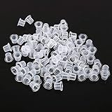 100 Stück Tattoo Farbkappen Cups, Tattoo Ink Caps Cups, Einweg Tattoo Maschine...