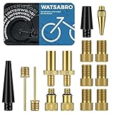 WATSABRO Fahrradventil Adapter Set, Fahrrad Adapter Französisch Ventil, Auto...