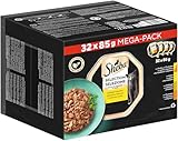 SHEBA Adult Katzenfutter nass - 32x85g Schalen - Geflügel Variation in Sauce -...